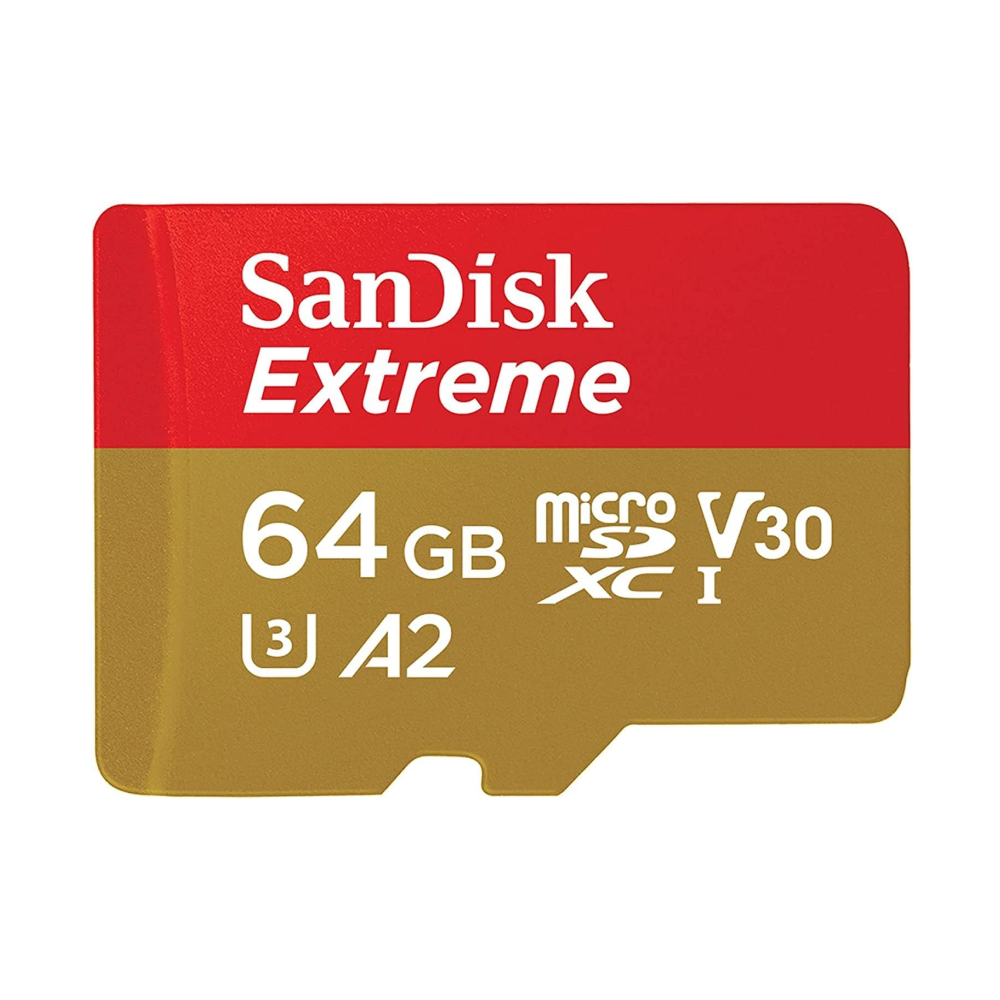 SanDisk 64GB microSDXC Memory Card Front View