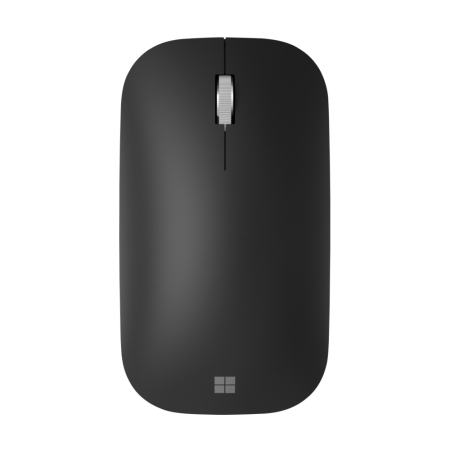 Microsoft Black Modern Mouse Front View